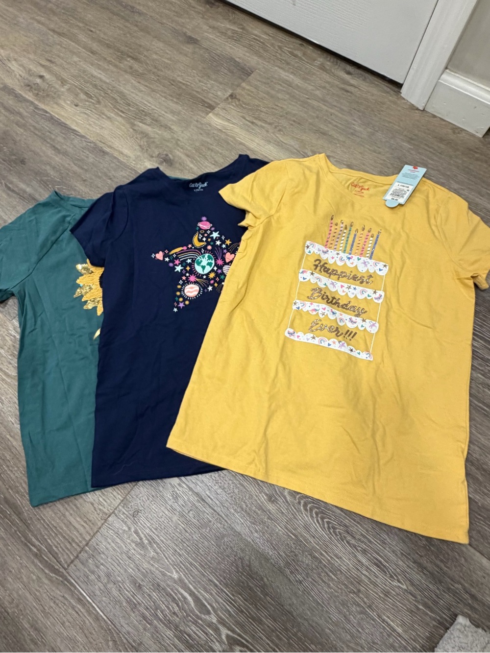 Cat & Jack Tee bundle - one is NWT